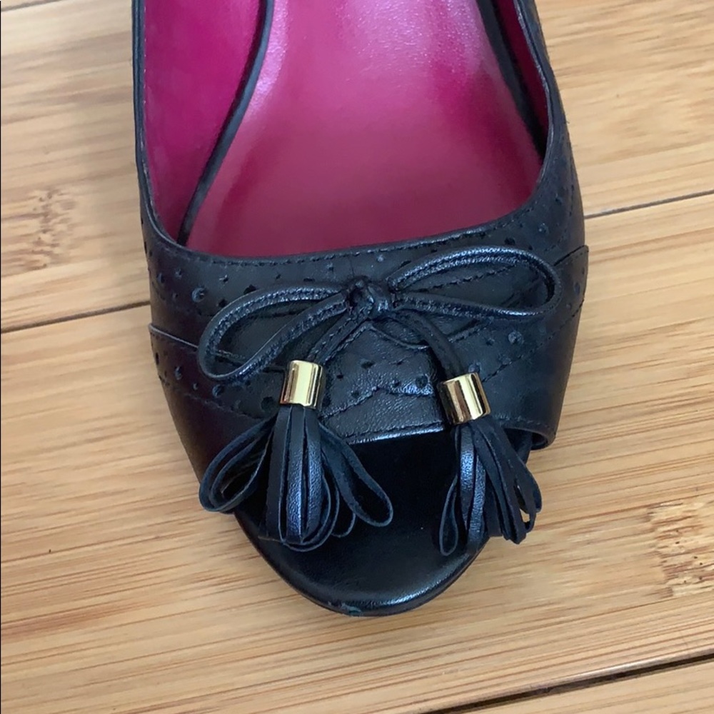 Banana Republic black leather heels